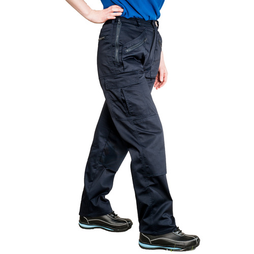 **Clearance** Portwest Ladies Black Action Trousers (PW108/S687) - Image 2