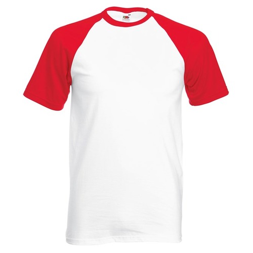 Fruit of the Loom S/Sleeve Baseball Tee (SS026) - Image 4